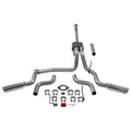 American Thunder Cat-Back Exhaust System Fits 2021-2025 Ford F-150 2.7L, 3.5L, 5.0L. American Thunder, Cat-Back, Dual Exit Stainless Steel Exhaust System Flowmaster