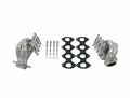 Scavenger Series Elite Header Shorty Header 2004-2010 Ford, F150 5.4L V8 1-5/8 Inch Primary 16 Gauge Tubing 3/8 Inch Flange Silver Ceramic Coating 409S Stainless Steel Carb Eo D-698-18 Compliant Flowmaster