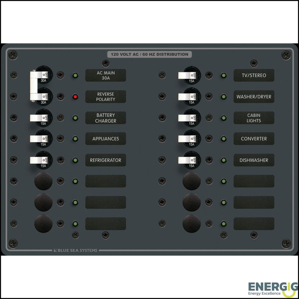 PANEL 120VAC 16POS W/MAIN