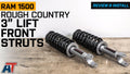 3 Inch Lift Kit N3 Struts/Shocks Ram 1500 4WD (2012-2018 Classic)