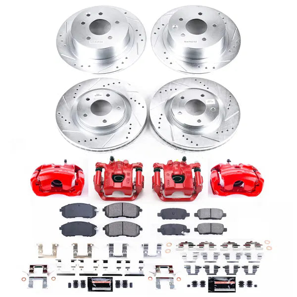 Power Stop 11-17 Nissan Juke Front and Rear Z23 Evolution Kit w/Calipers