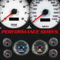 Gauge Kit Ford Truck 87-91 Perf II White