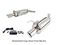 1517 MUSTANG GT TWIN 3IN SS CATBACK EXHAUST SYSTEM (ROUND REAR MUFFLERS)