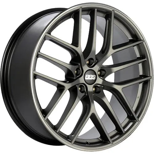 BBS CC-R 20x9.5 5x112 ET20 Satin Platinum Polished Rim Protector Wheel -82mm PFS/Clip Required