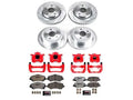 Power Stop 07-17 Jeep Wrangler Front & Rear Z23 Evolution Sport Brake Kit w/Calipers