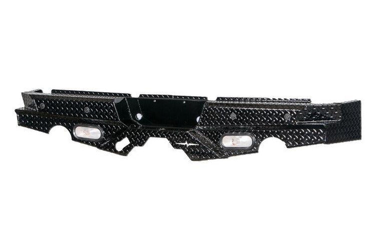 0918 RAM 1500 DIAMONDBACK REAR BUMPER W/ LIGHTS/SENSORS(DUAL EXHAUST ONLY)