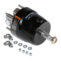 SEASTAR HELM 2.4. MARINE GRADE ALUMINUM SHAFT. IMPROVED FRONT SHAFT DUST COVER.