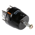 SEASTAR HELM 2.4. MARINE GRADE ALUMINUM SHAFT. IMPROVED FRONT SHAFT DUST COVER.