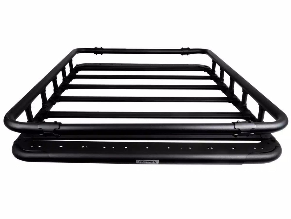 SRM500 65IN FLAT PLATFORM ROOF RACK WITH QUAD RAIL KIT TEXTURED BLACK