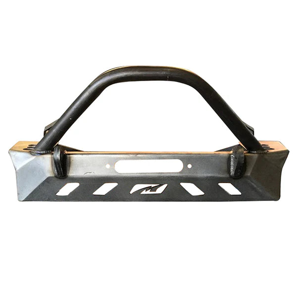 ~(65 lbs. 40X18X12)~ Jeep YJ TJ LJ Front Bumper W/Grill Hoop and Stinger Bare Steel Motobilt