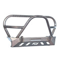 ~(65 lbs. 40X18X12)~ Jeep YJ TJ LJ Front Bumper W/Grill Hoop and Stinger Bare Steel Motobilt