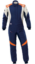 OMP FIRST EVO OVERALL my2025 FIA 8856-2018/SFI BLACK / WHITE SZ 46