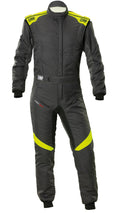 OMP FIRST EVO OVERALL my2025 FIA 8856-2018/SFI BLACK / WHITE SZ 46
