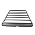 SRM500 65IN FLAT PLATFORM ROOF RACK WITH TRI RAIL KIT TEXTED BLACK