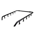SRM500 65IN FLAT PLATFORM ROOF RACK WITH TRI RAIL KIT TEXTED BLACK