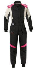 OMP FIRST EVO ELLE OVERALL my2025 FIA 8856-2018/SFI NAVY BLUE / TIFFANY SZ 38