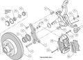 Wilwood Forged Dynalite Front Kit 11.88in 1 PC Rotor&Hub Buick Rivera 1964-65