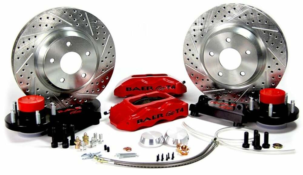 BAER BRAKES 13 TRACK4 F BRK KIT GB SDZ STD STUDS