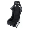 Recaro Sportster CS RH Seat - Black Leather-Leather Black/Silver Logo