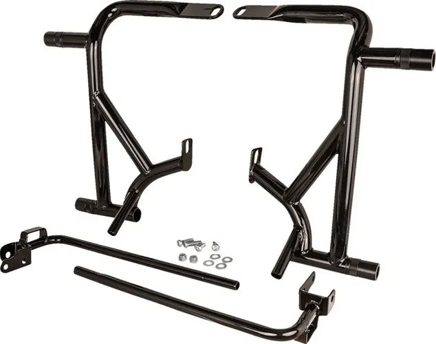 Burly Brand  14-Up Touring Brawler Kit Front and Rear - Black