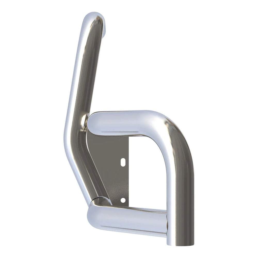 TUFF GUARD II POLISHED STAINLESS GRILLE GUARD (38DEGREE BEND)
