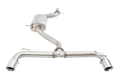 0914 VW GOLF GTI MK6 3IN CAT BACK EXHAUST SYS 4IN TIPS 304SS