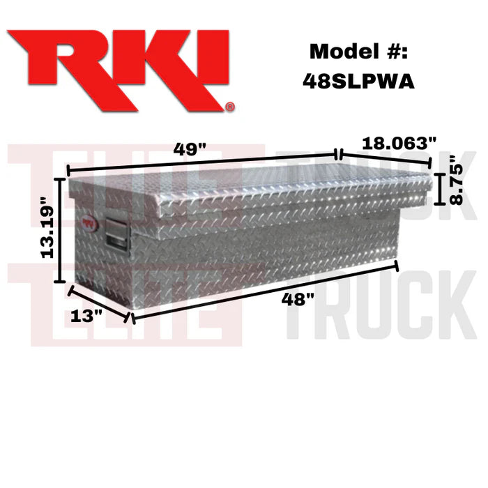 48 LOW PROFILE ALUMINUM SIDE MOUNT TRUCK BOX