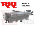 48 LOW PROFILE ALUMINUM SIDE MOUNT TRUCK BOX