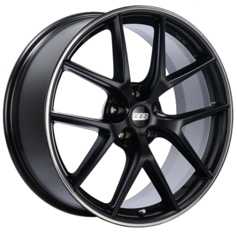 BBS black auto part