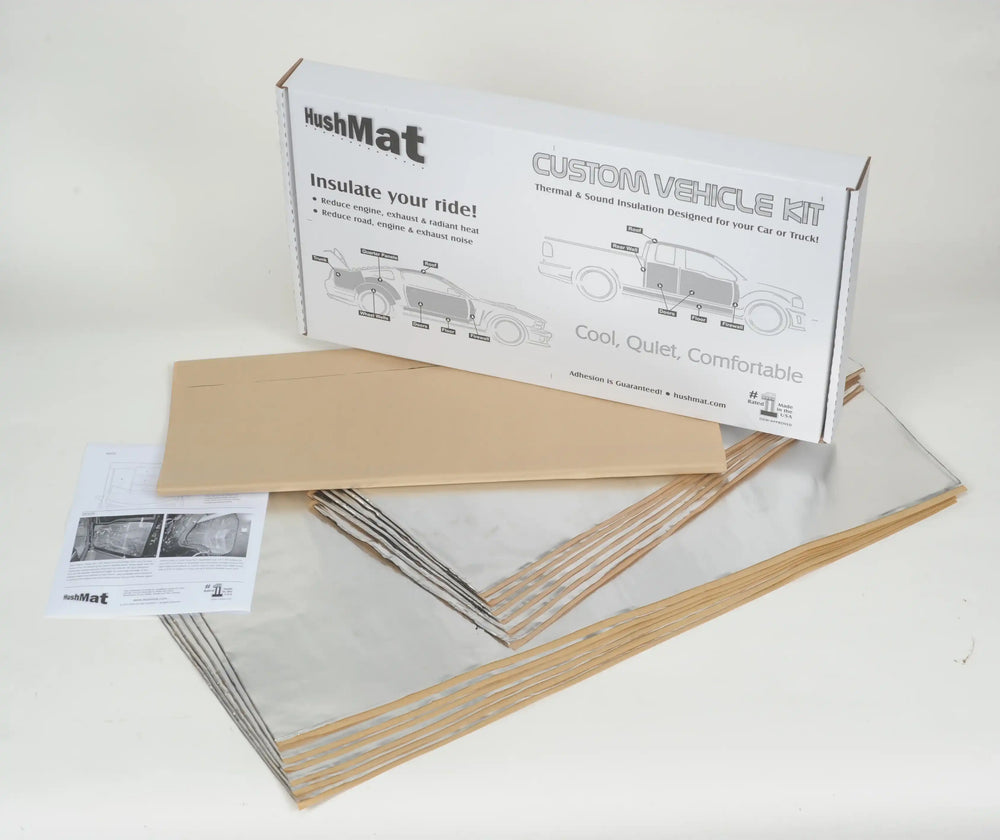 COMPLETE VEHICLE CUSTOM INSULATION KIT POLYMER BLACK BACKING SILVER