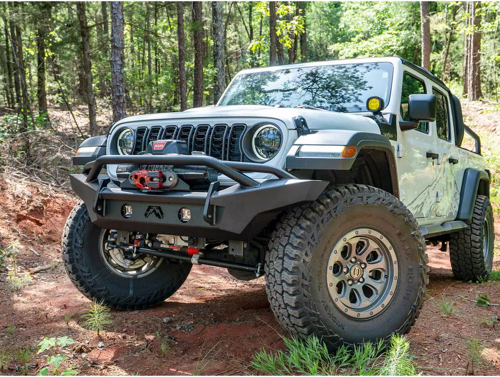 18C WRANGLER JL/JT PREMIUM FRONT LIFESTYLE BUMPER W/PRERUNNER GUARD BARE