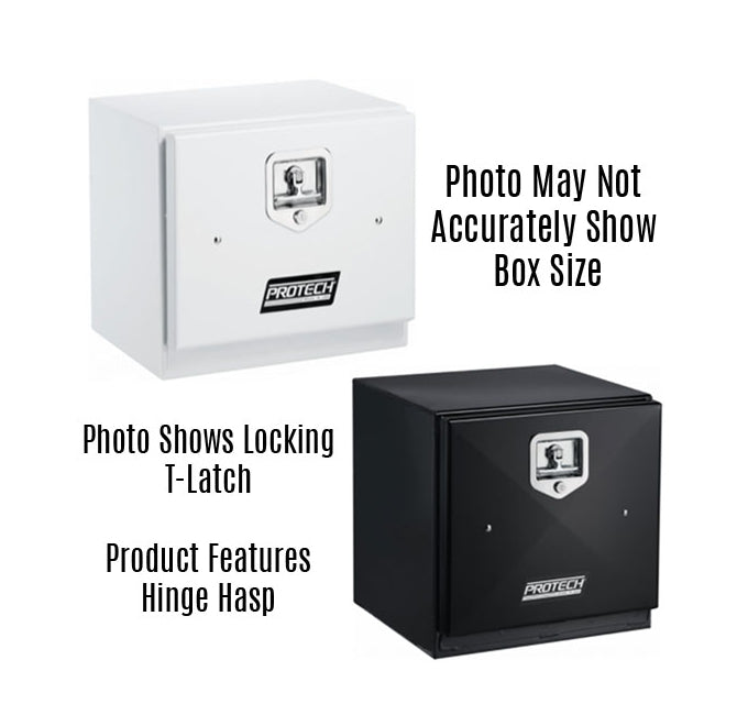 BOX STEEL 18X18X18 HASP SGLDR WHI