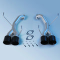 cp-e Austenite Exhaust / Subaru WRX 15- Axle Back Off Road Black Tips