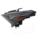 TYC headlights close-up