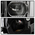 1820 F150 HALOGEN MODELS ONLY FULL LED HEADLIGHTS WITH LED LIGHT BAR CHROME