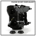 1820 F150 HALOGEN MODELS ONLY FULL LED HEADLIGHTS WITH LED LIGHT BAR CHROME