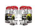 Power Stop 02-03 Subaru Impreza Front & Rear Z26 Street Warrior Brake Kit w/Calipers