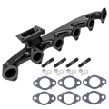Steed Speed T412VANG Angled T4 Exhaust Manifold 94-98 Dodge Cummins