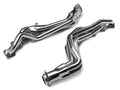 1996-2004 MUSTANG 4.6L-2V GT BULLIT 1-5 8 LONG TUBE HEADERS MANUAL TRANS ONLY (POLISHED SILVER CERAMIC)