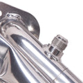 1996-2004 MUSTANG 4.6L-2V GT BULLIT 1-5 8 LONG TUBE HEADERS MANUAL TRANS ONLY (POLISHED SILVER CERAMIC)