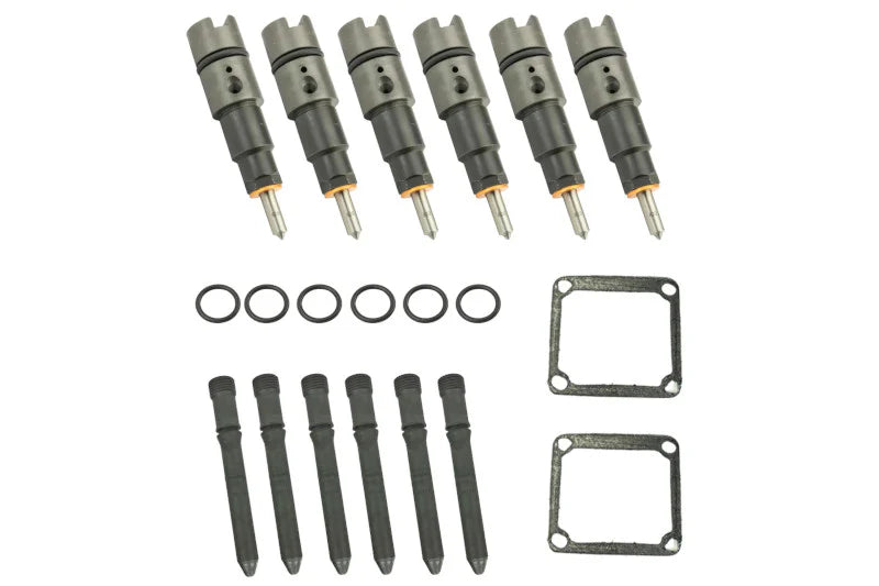 II New Bosch Injector Kit 1998.5-02 Cummins 5.9L W/Seals Transfer Tubes