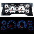 Gauge Kit GM Truck 88-94 F/S Perf II White