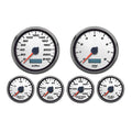 Gauge Kit GM Truck 88-94 F/S Perf II White