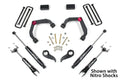 Zone Offroad 11-15 Chevy 2500HD 3in UCA Lift w/o Overloads