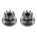 Power Stop 17-22 Ford F-350 Super Duty Front Drilled & Slotted Rotor - Pair