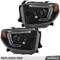 1421 TUNDRA PROJECTOR HEADLIGHTS W/ULTRA HIGH POWER SMOOTH OLED HALOS/DRLDRIVE/