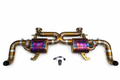 Audi R8 5.2L F1 Catbaclk Exhaust Grade 5 Titanium Reuses OEM Tips