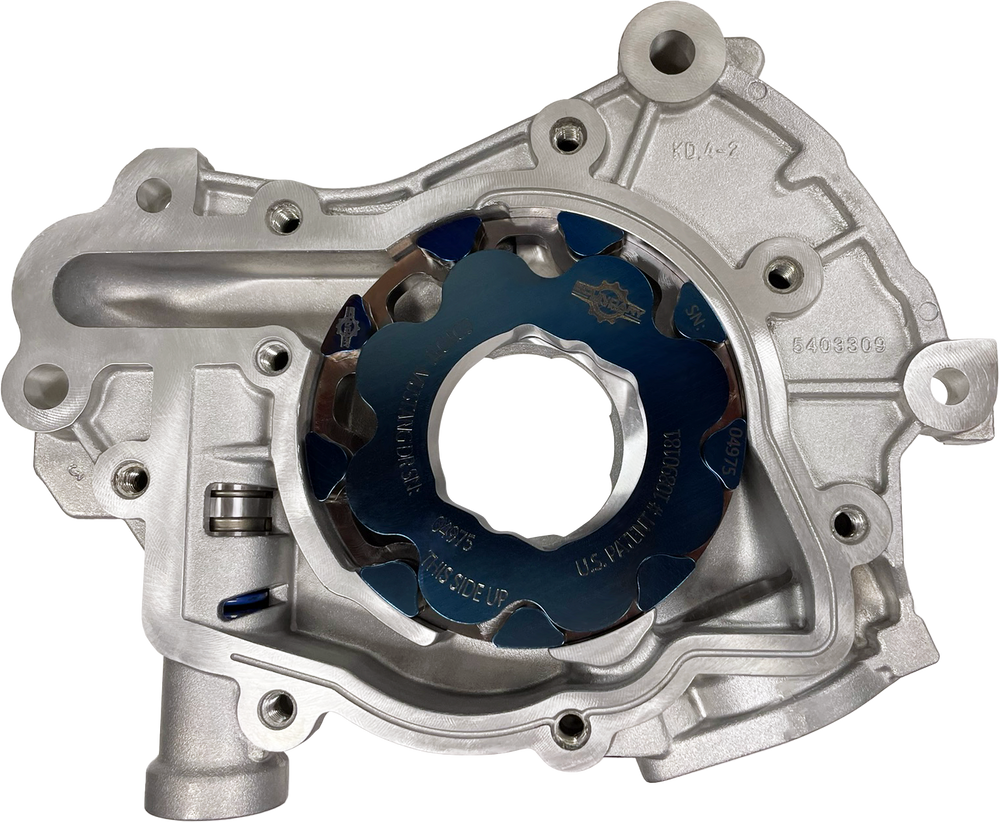 Pump Assembly Ford Coyote Mustang V8 5.0L ALL TYPES 2011-2017  Dual Rotor High Flow/ High RPM MartenWear Treated Billet Steel Back Plate