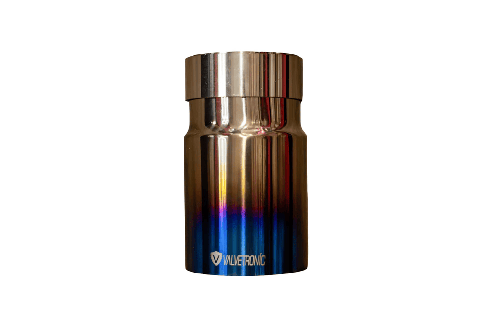 Universal Exhaust Tips 3.0" Inlet 4.0" Titanium VTD.TIP.SLVE.30.40.TIBRT