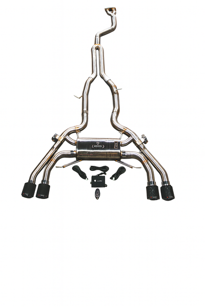 Valvetronic Designs black cat-back exhaust